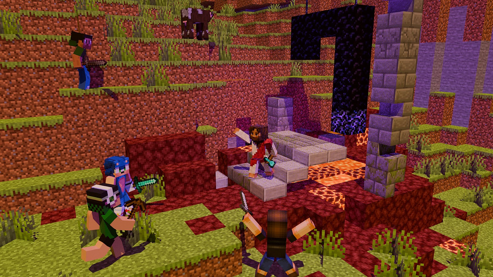 Minecraft Ruined Nether Portal