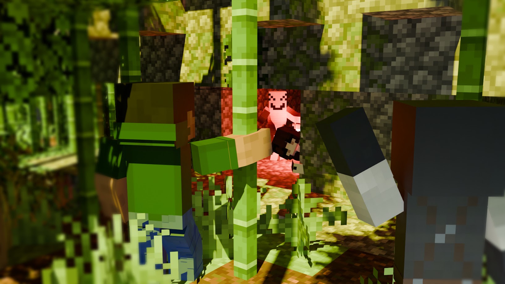 Minecraft Jungle Render